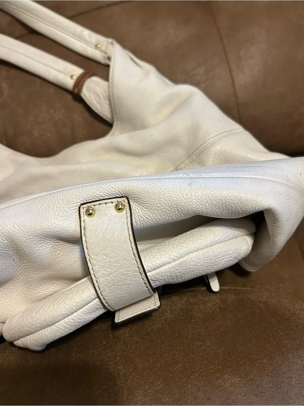 Michael Kors leather hobo bag